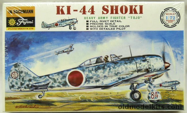 Fujimi 1/72 Tachikawa Ki-44 Shoki Tojo, 0705-70 plastic model kit